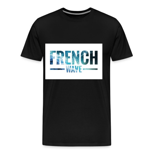 FRENCH WAVE LOGO - T-shirt Premium Homme