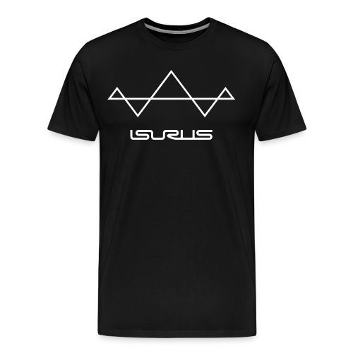 Isurus Symbol & Text Logo - Men's Premium T-Shirt