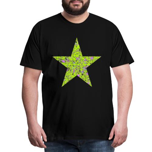 Stern psychedelisch - Männer Premium T-Shirt