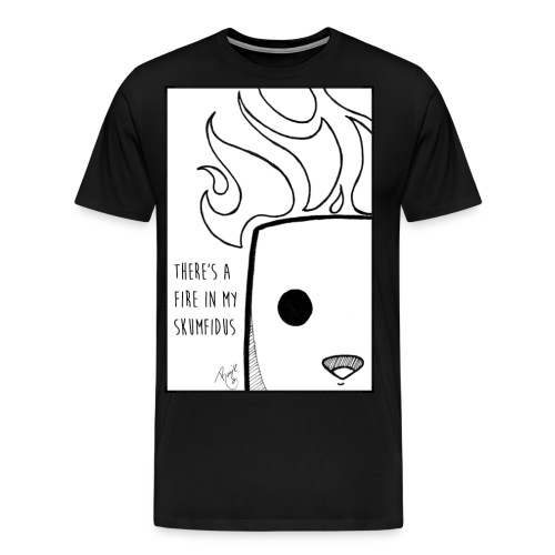 Fire in my Skumfidus - Herre premium T-shirt