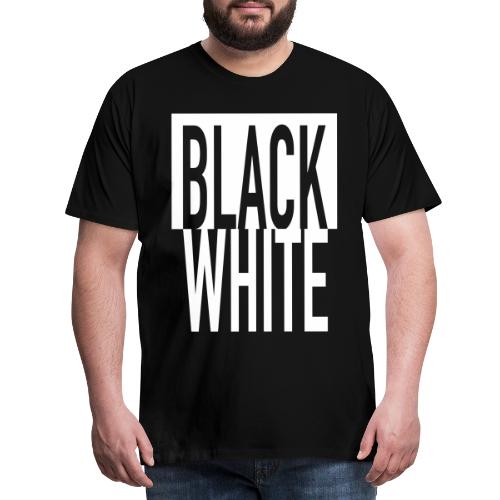 White Black - Männer Premium T-Shirt
