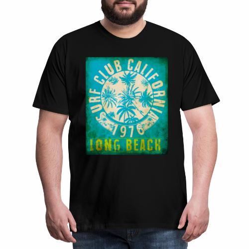 Long Beach Surf Club California 1976 Gift Idea - Men's Premium T-Shirt