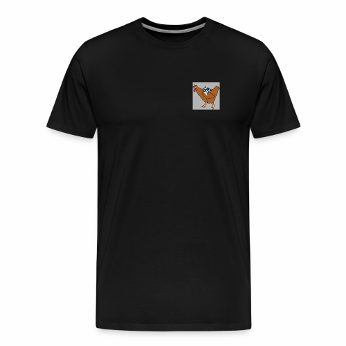 Quad Chicken Logo - Men's Premium T-Shirt