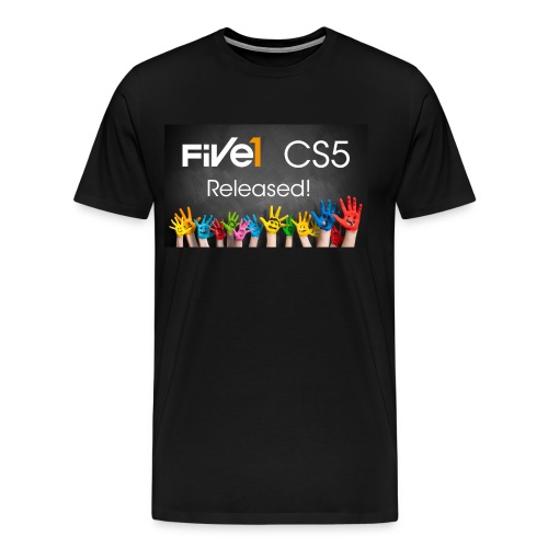 FIVE1 CS5 released2 jpg - Männer Premium T-Shirt