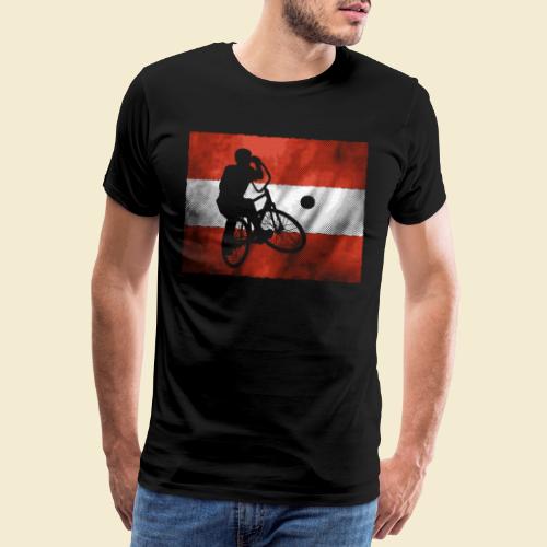 Radball | Flagge Österreich - Männer Premium T-Shirt