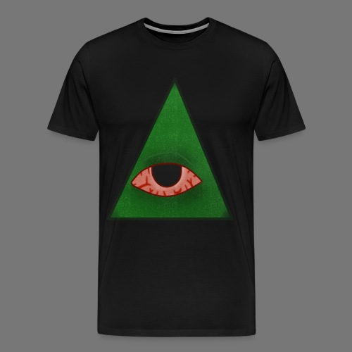 illuminati eye - Camiseta premium hombre