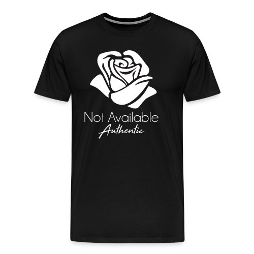 Not Available Rose Blanche Authentic - T-shirt Premium Homme