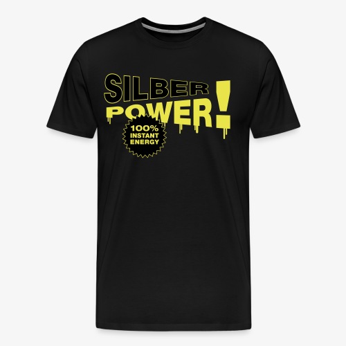 SilberPower! - Herre premium T-shirt