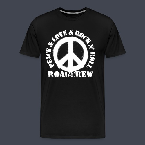 peace-love-rocknroll-rc-w - Männer Premium T-Shirt