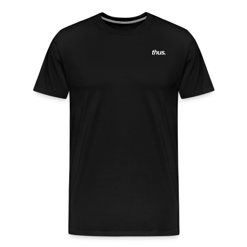 thus logo white out line - Men's Premium T-Shirt