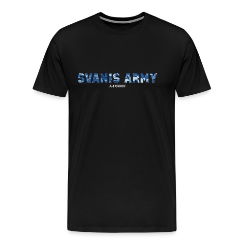 SVANIS ARMY (ALEXSVANIS VIT) - Premium-T-shirt herr