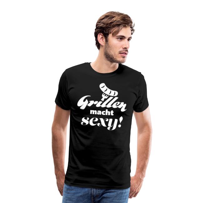 Grillen Geschenk für Männer T-Shirt Schürze
