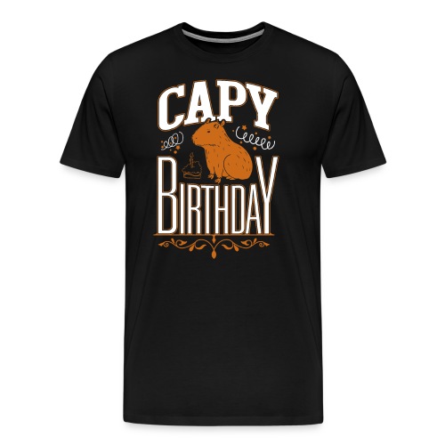 Capy Birthday Plüschtier Capy Birthday Kinder - Männer Premium T-Shirt