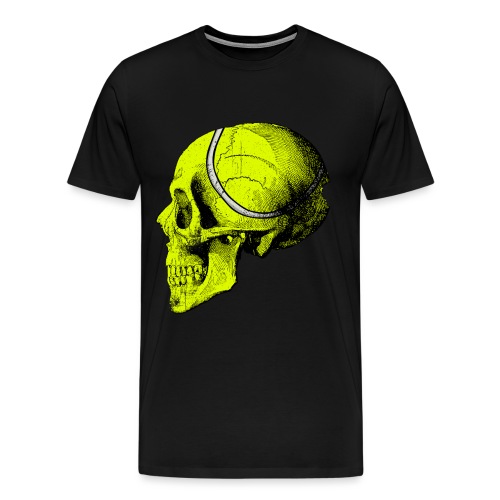 Funny Skeleton Tennis Gift For Halloween Party - T-shirt Premium Homme