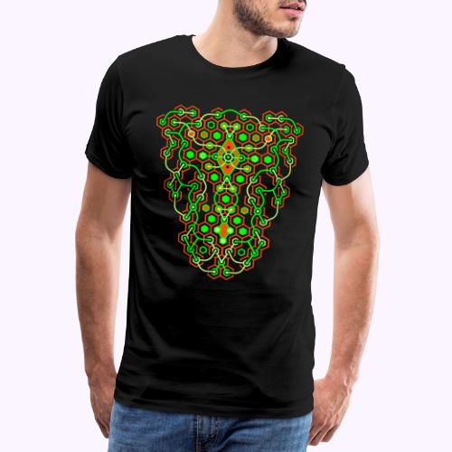 Cybertron Maze Front Print - Men's Premium T-Shirt