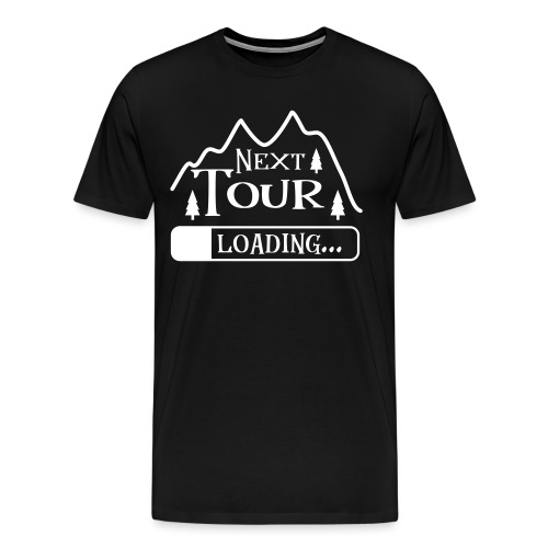 Wandern Klettern Bergsteigen Tour Laden Berg Natur - Männer Premium T-Shirt