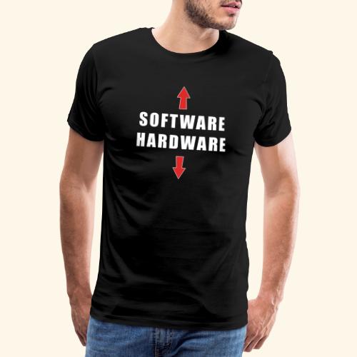 software hardware - Camiseta premium hombre