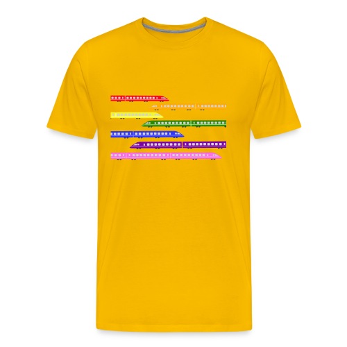 trains t shirt 2 - Men's Premium T-Shirt