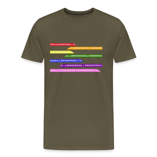 trains t shirt 2 - Men's Premium T-Shirt