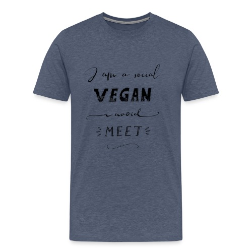 Social Vegan - Männer Premium T-Shirt