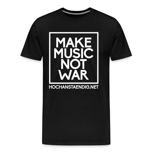 MakeMusicNotWar - Männer Premium T-Shirt