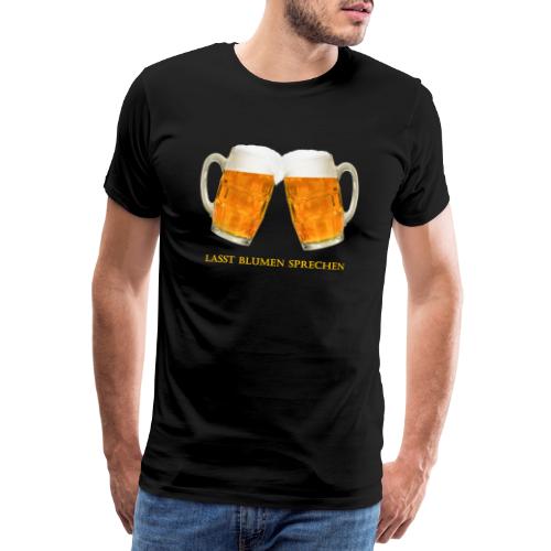 Bier Himmelfahrt Vatertag Glas - Männer Premium T-Shirt