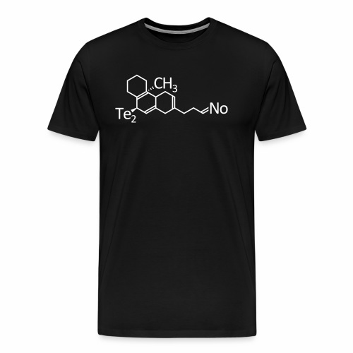 Techno Molekül Chemie Elemente Afterhour Clubbing - Männer Premium T-Shirt
