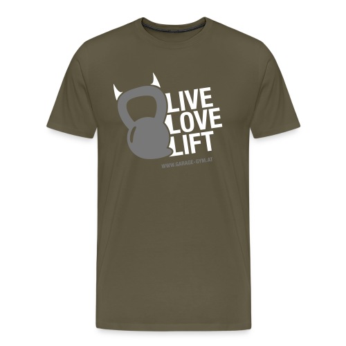 livelovelift2 - Männer Premium T-Shirt
