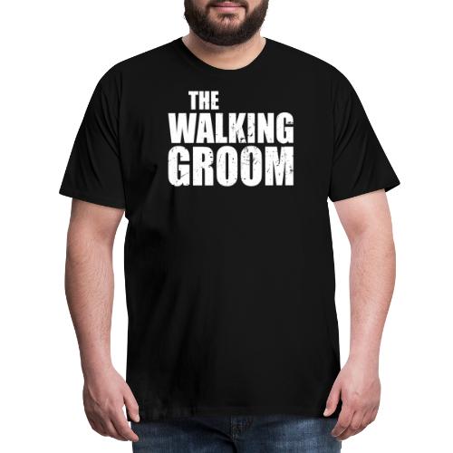 The walking groom Bräutigam Junggesellenabschied - Männer Premium T-Shirt