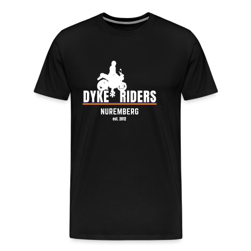 dyke riders nuernberg weiß - Männer Premium T-Shirt