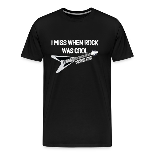 ROCK WHITE png - T-shirt Premium Homme