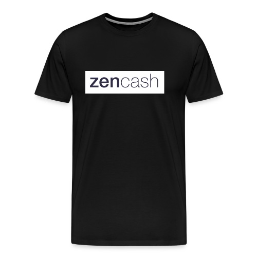 ZenCash CMYK_Horiz - Full - Men's Premium T-Shirt