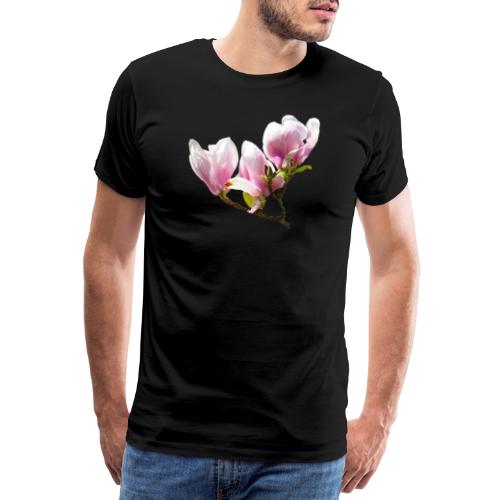 Magnolie Frühling Spring - Männer Premium T-Shirt