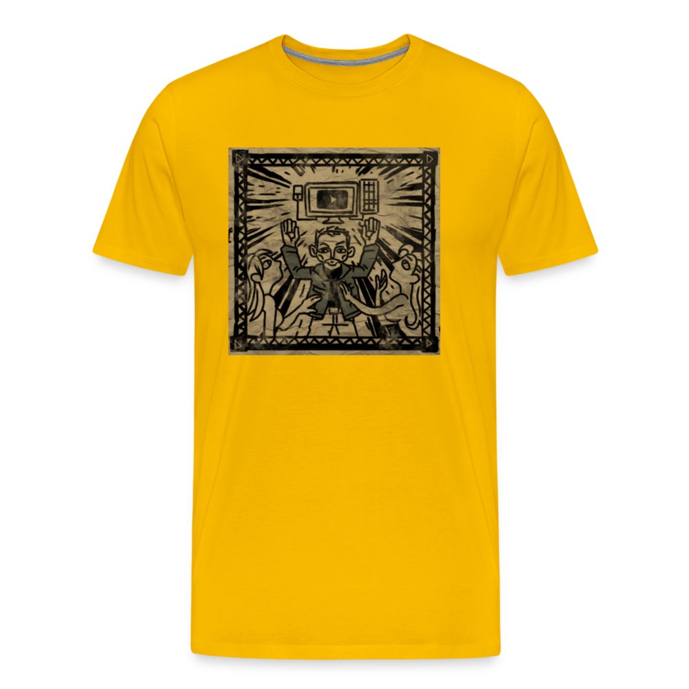 Fresque - T-shirt Premium Homme jaune soleil
