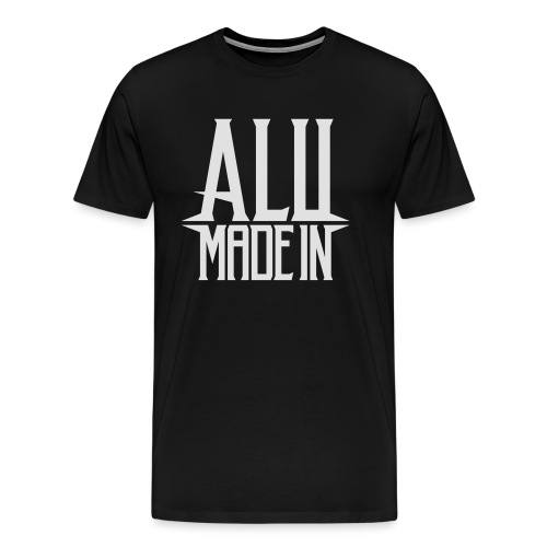 logo_alumadein_vecto_blan - T-shirt Premium Homme
