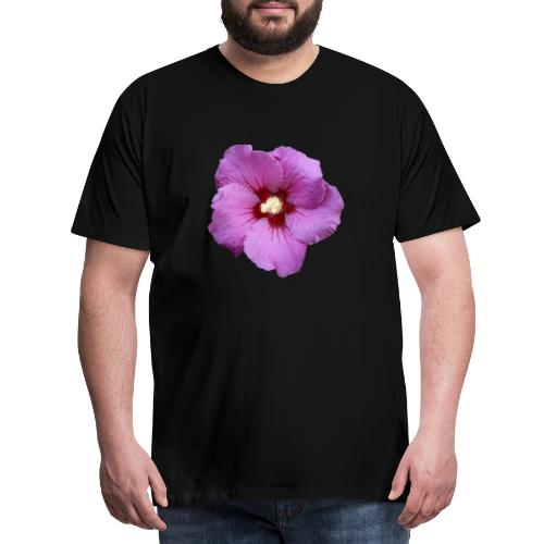 Hibiskus Eibisch lila - Männer Premium T-Shirt