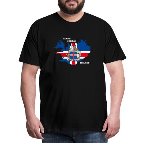 Island Iceland Holiday Urlaub - Männer Premium T-Shirt