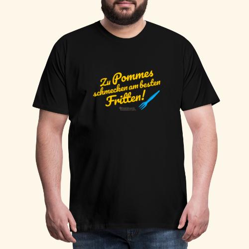 Pommes & Fritten - Männer Premium T-Shirt