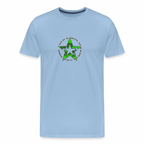 ra star slogan slime png - Männer Premium T-Shirt