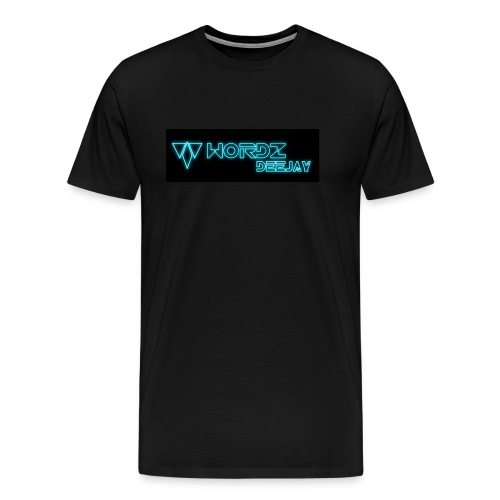 WordzLOGO schwarz - Männer Premium T-Shirt