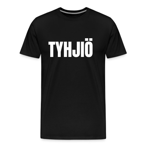 TYHJIÖ Logo White - Men's Premium T-Shirt