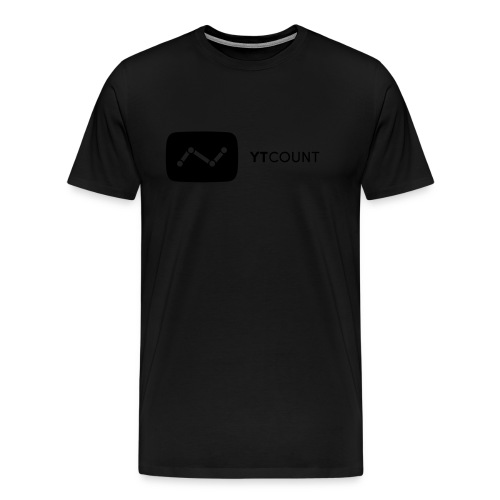 YTCount Logo White - Mannen Premium T-shirt