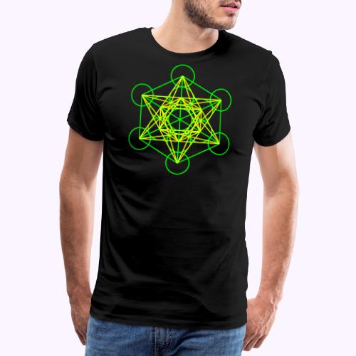 Metatrons Cube - Herre premium T-shirt
