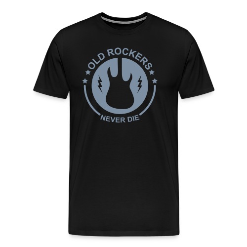 Music & Old Rockers! 1c - Men's Premium T-Shirt