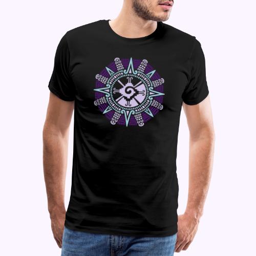Hunab Ku Mayan Moonstone - Herre premium T-shirt
