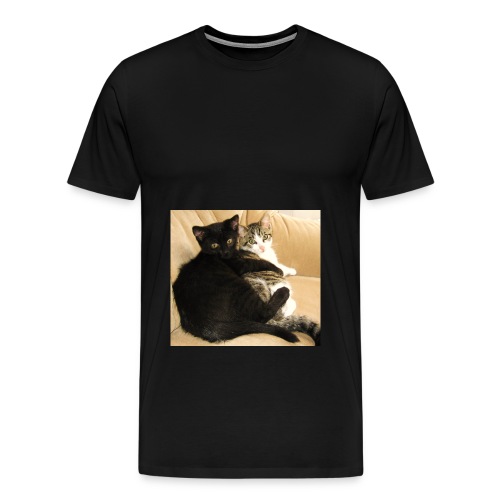 Basty und Franky als Baby jpg - Männer Premium T-Shirt