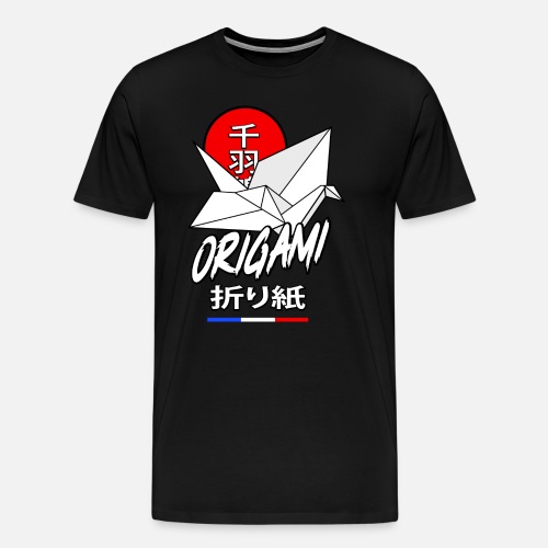 Senbazuru origami - T-shirt Premium Homme
