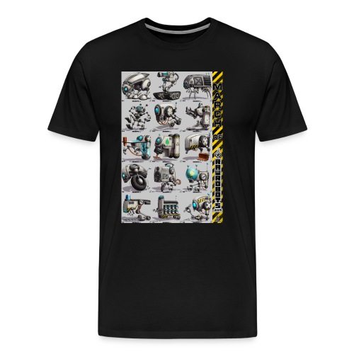 March of Rawrobots 01-15 - Herre premium T-shirt