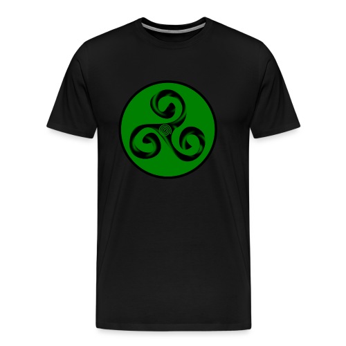 Triskel and Spiral - Camiseta premium hombre