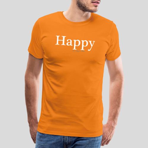 Happy as a pig in shit - Men's Premium T-Shirt